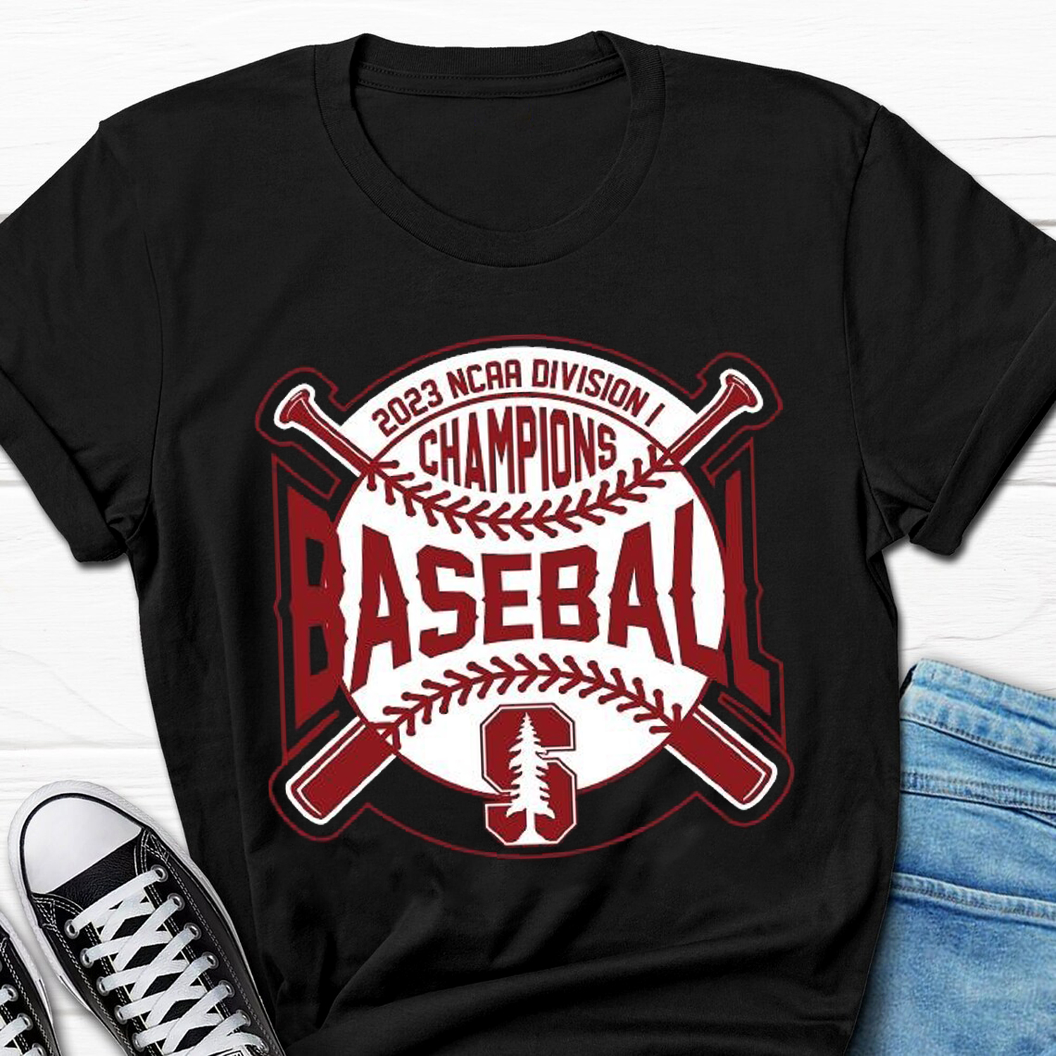 2023 Ncaa Division I Champions Baseball Stanford Shirt