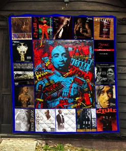 2pac Tupac Shakur Rap Quilt Blanket - Personalize Your Bedroom Decor