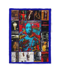 2pac Tupac Shakur Rap Quilt Blanket - Personalize Your Bedroom Decor