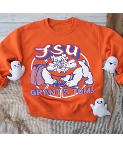 80s FSU Freso State University Bulldogs Grant's Tomb College Basketball T-Shirt (Gift for Fans)