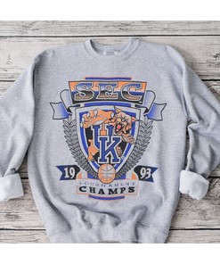 90S Kentucky Wildcats 1993 Sec Southeastern Conference Basketball Champions T-Shirt, Fan Gift