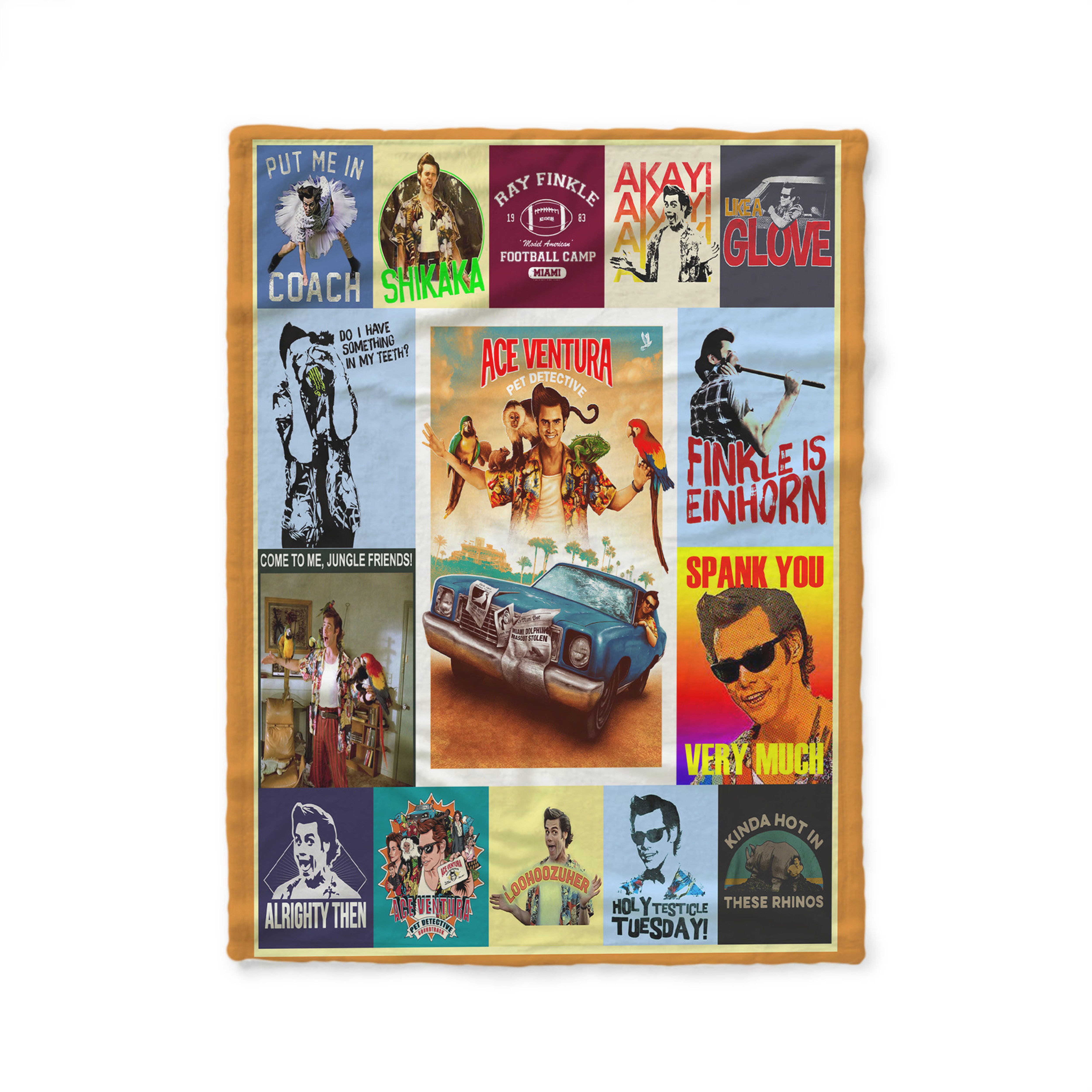 Ace Ventura Pet Detective Quilt Blanket, Gift for Fans