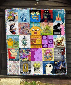 Adventure Time Quotes Quilt Blanket - Personalize Your Home Decor Gift