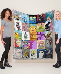 Adventure Time Quotes Quilt Blanket - Personalize Your Home Decor Gift