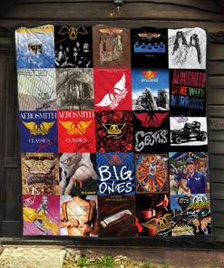 Aerosmith Quilt Blanket, Fan Lover Home Decoration Gift