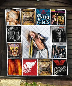 Aerosmith Steven Tyler Rock Music Quilt Blanket - Customize Your Home Decor
