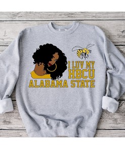 Alabama State Girl ASU HBCU Black Girl T-Shirt