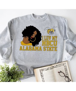 Alabama State Girl ASU HBCU Black Girl T-Shirt