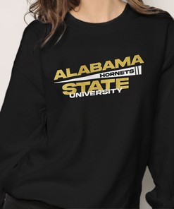 Alabama State Hornets Flag Ed. Vintage Style Alabama State Apparel T-Shirt