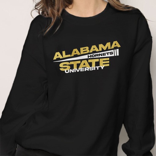 Alabama State Hornets Flag Ed. Vintage Style Alabama State Apparel T-Shirt