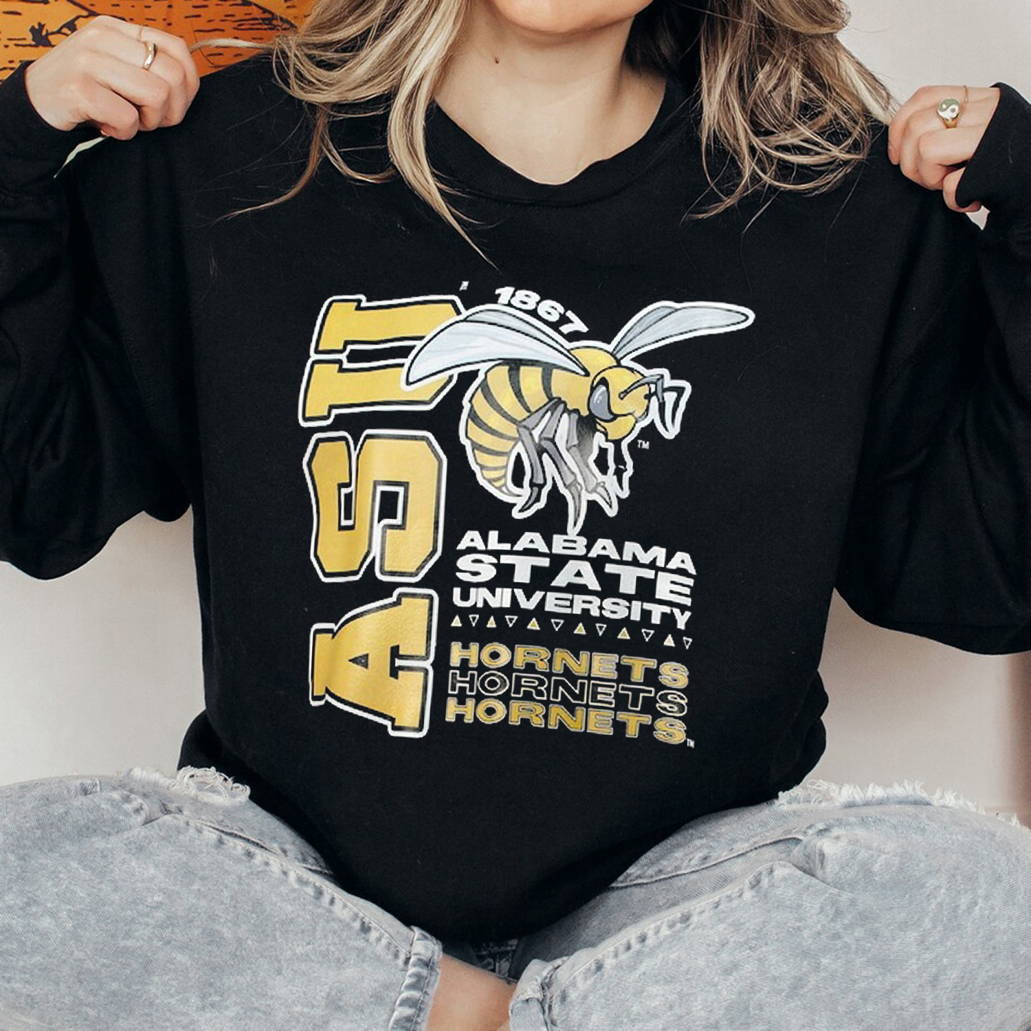 Alabama State Hornets Pullover Sweatshirt