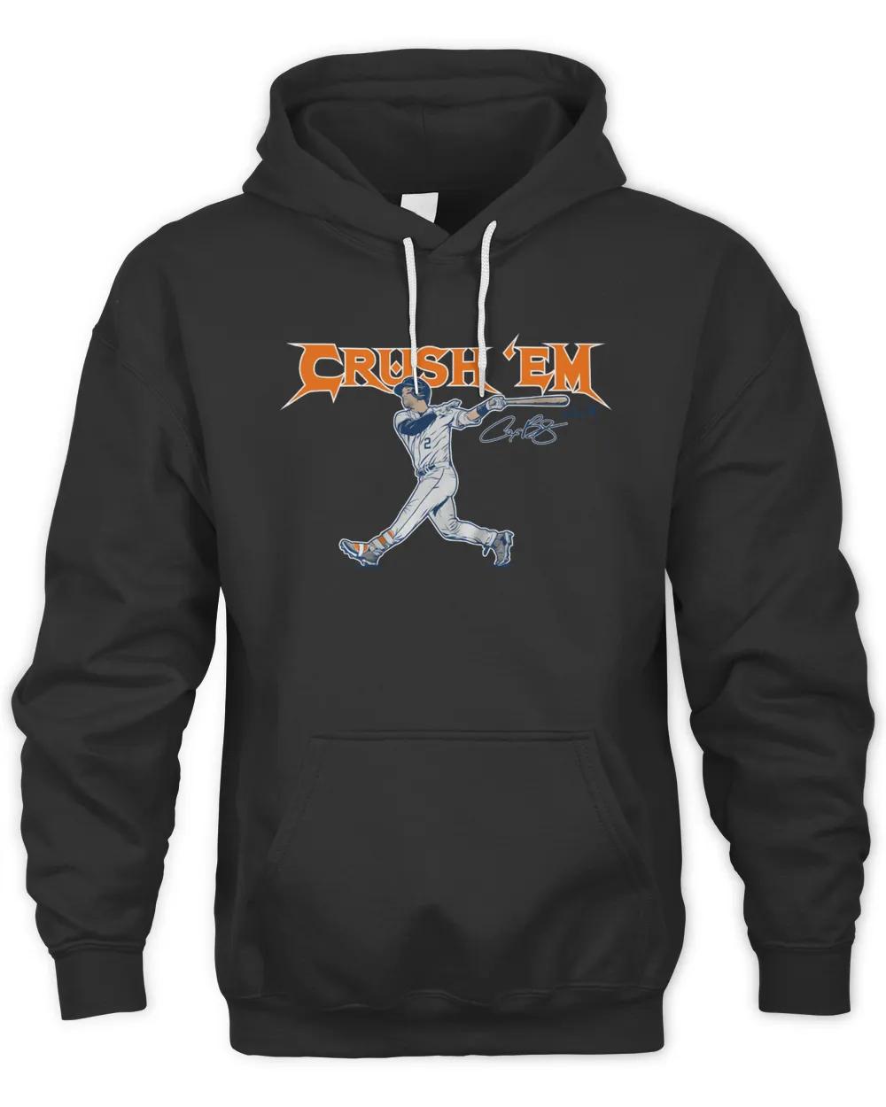 Alex Bregman Crush 'Em Shirt, Alex Bregman Sweatshirt, Hoodie #026
