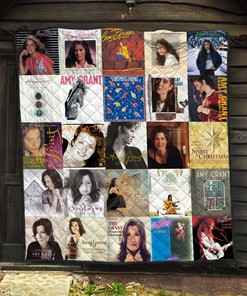 Amy Lee Grant Quilt Blanket - Cozy and Stylish Gift for Amy Grant Fans