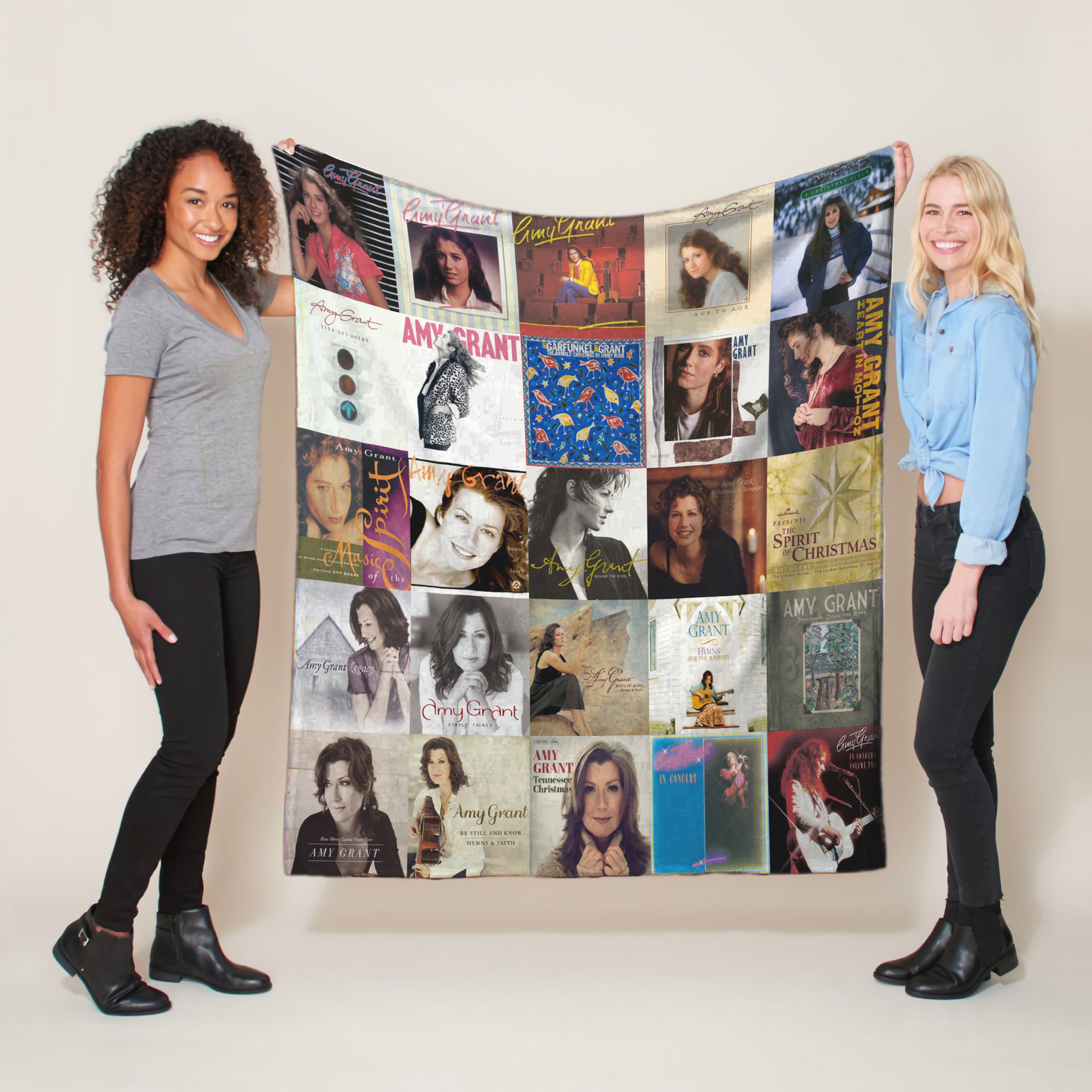 Amy Lee Grant Quilt Blanket - Cozy and Stylish Gift for Amy Grant Fans