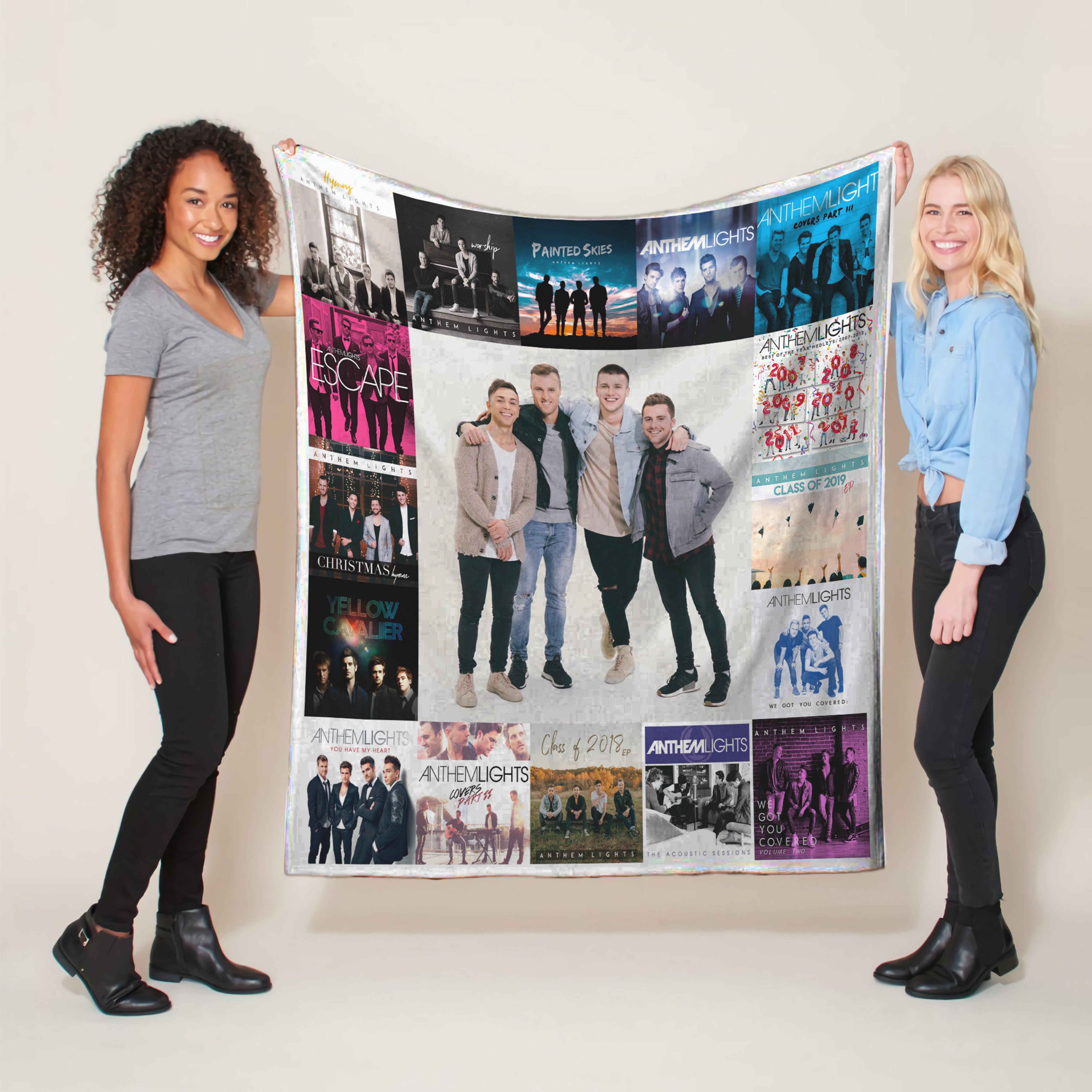 Anthem Lights Quilt Bedding Set Blanket, Ideal for Home Bedroom Decor, Perfect for Fan Lovers