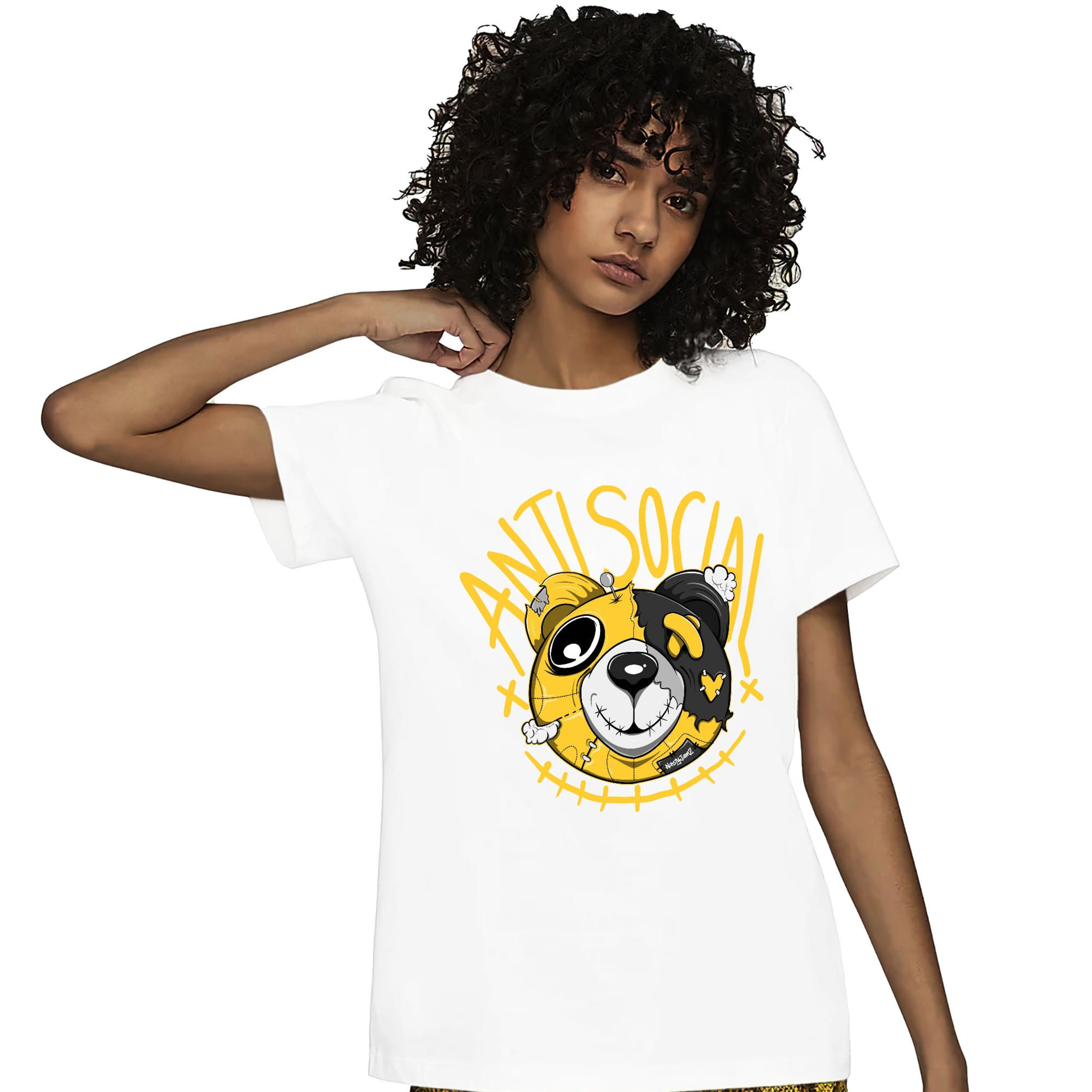 Anti Social Head Ber Unisex Shirt Match Jordan 12 Black Taxi