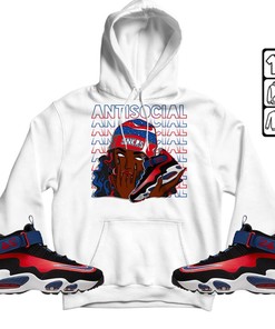 Antisocial Girl Unisex Sneaker Shirt Match Max 1 Navy Red Black Tee, Air Griffey Max 1 Black Red Navy Blue T-Shirt, Hoodie, Sweatshirt
