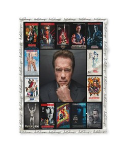 Arnold Schwarzenegger Actor Movies Quilt Blanket, Home Decoration Gift