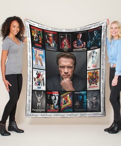 Arnold Schwarzenegger Actor Movies Quilt Blanket, Home Decoration Gift