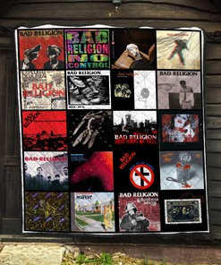 Bad Religion Quilt Blanket - Fan Lover