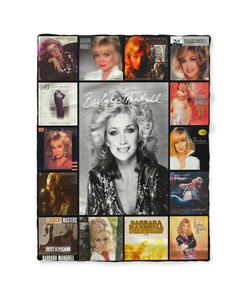 Barbara Mandrell Quilt Blanket, Cotton Quilting Fabric Gift