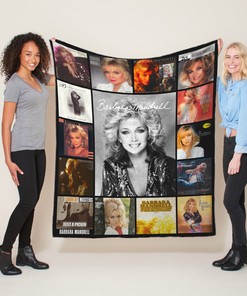Barbara Mandrell Quilt Blanket, Cotton Quilting Fabric Gift