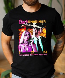 Barbenheimer World-Changing 2023 T Shirt - Unisex Design