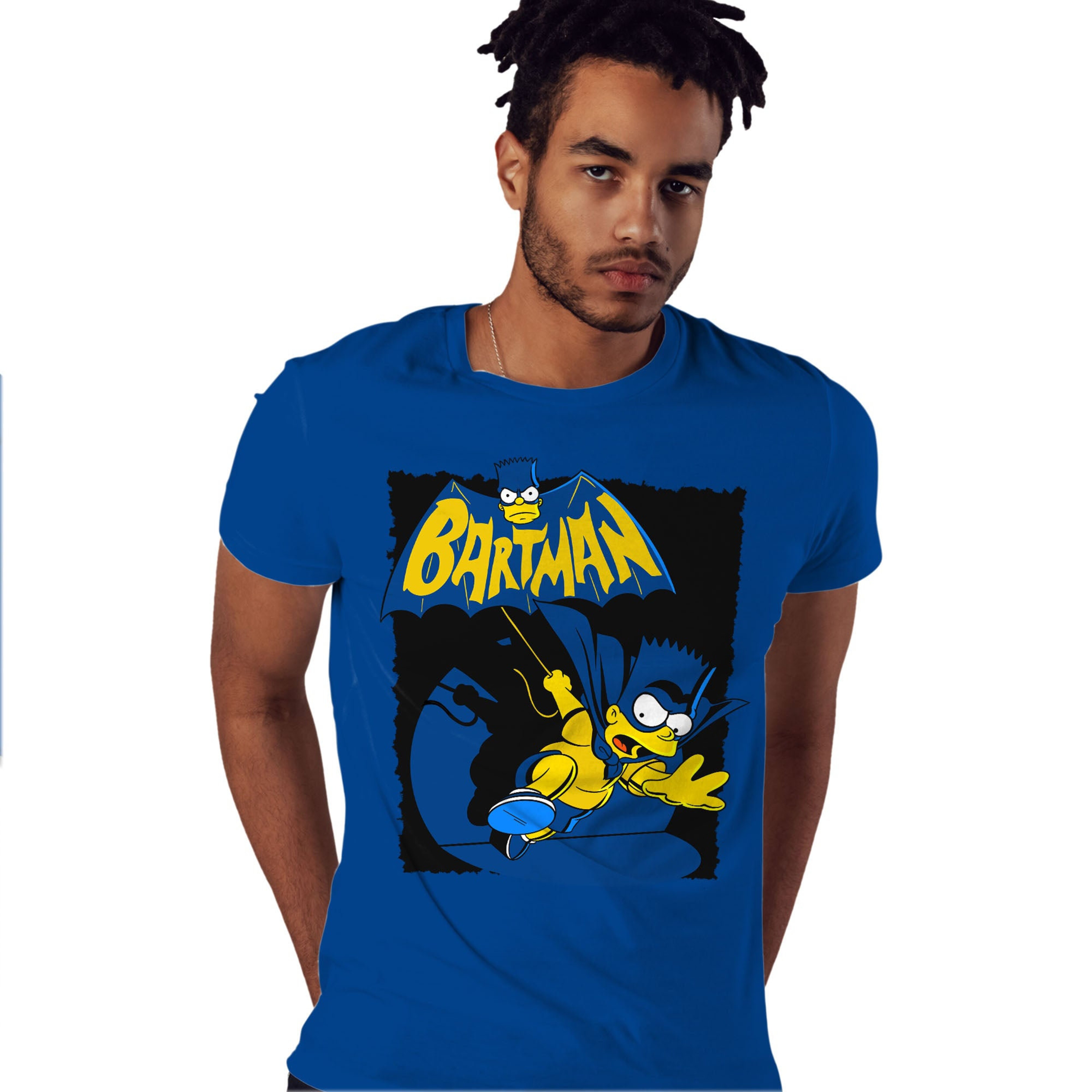 Bartman Simpson Shirt Match Jordan 14 Laney Shirt In Color Royal