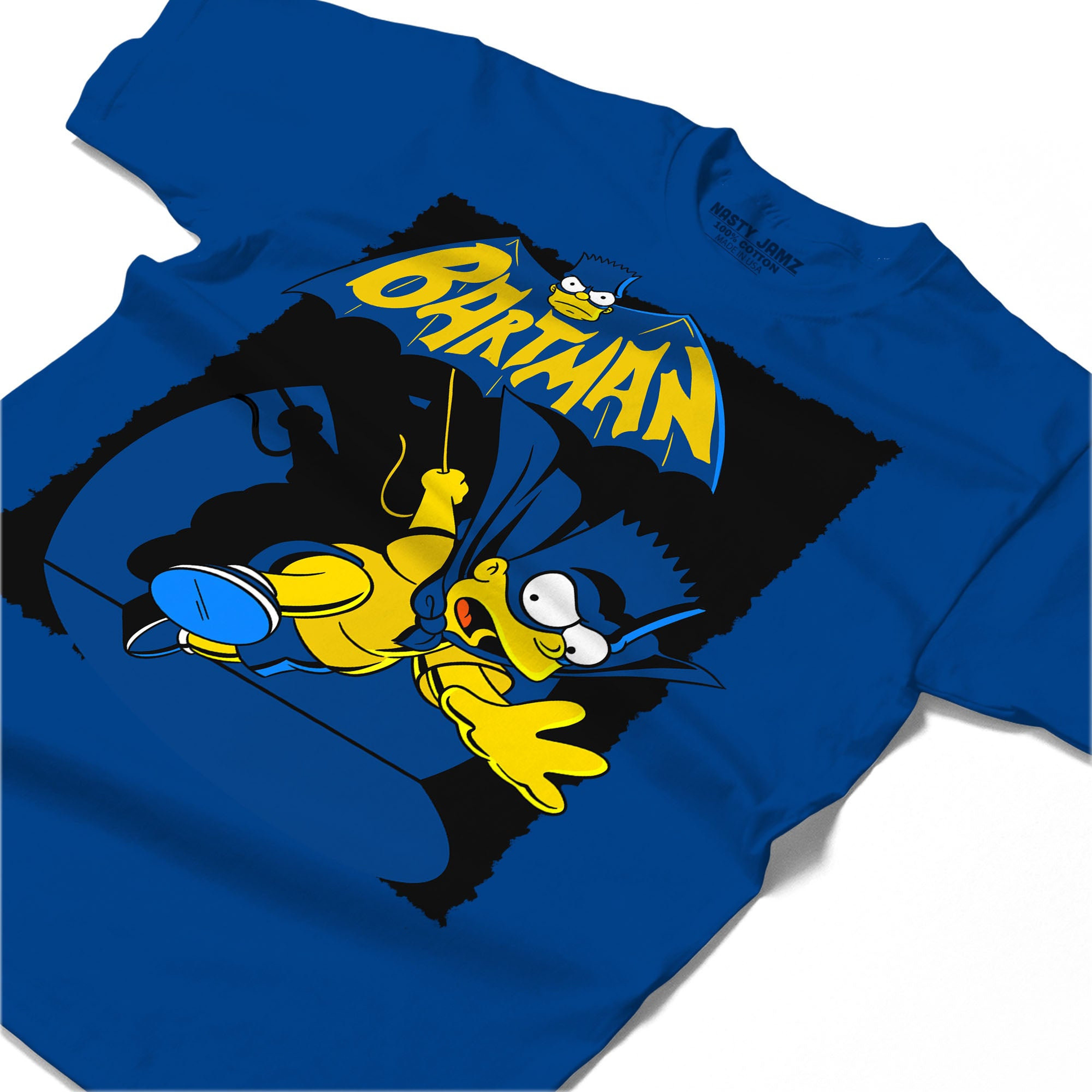 Bartman Simpson Shirt Match Jordan 14 Laney Shirt In Color Royal