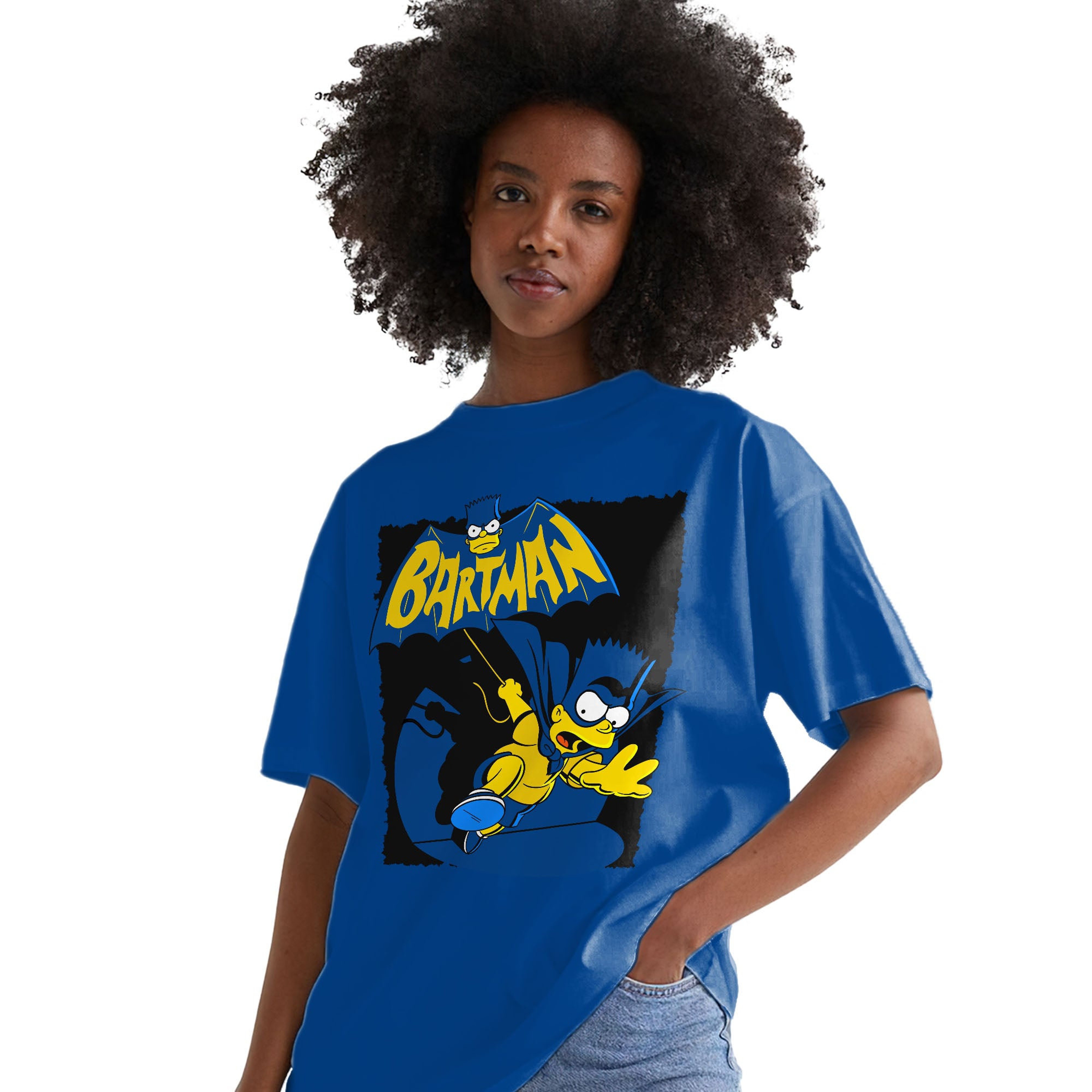 Bartman Simpson Shirt Match Jordan 14 Laney Shirt In Color Royal