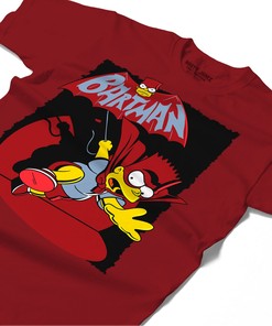 Bartman Simpson Shirt Match Jordan 6 Toro Bravo Shirt In Color cherry Red
