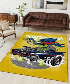 Bat Fink Hot Rod Area Rug Hot Rod Rug for Garage