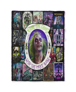 Beetlejuice Quilt Blanket, Cotton Quilting Bedding Set
