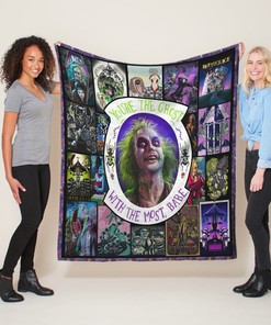 Beetlejuice Quilt Blanket, Cotton Quilting Bedding Set