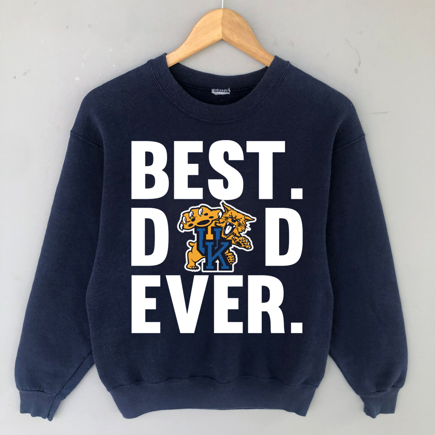 Best Dad Ever Kentucky Wildcats T-Shirt Father's Day Gift