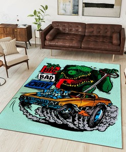 Big Bad Chevy Hot Rod Rug for Home Decoration
