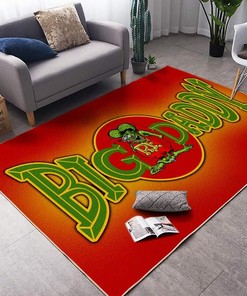 Big Daddy Hot Rod Rug for Garage Decoration