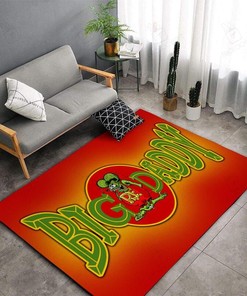 Big Daddy Hot Rod Rug for Garage Decoration