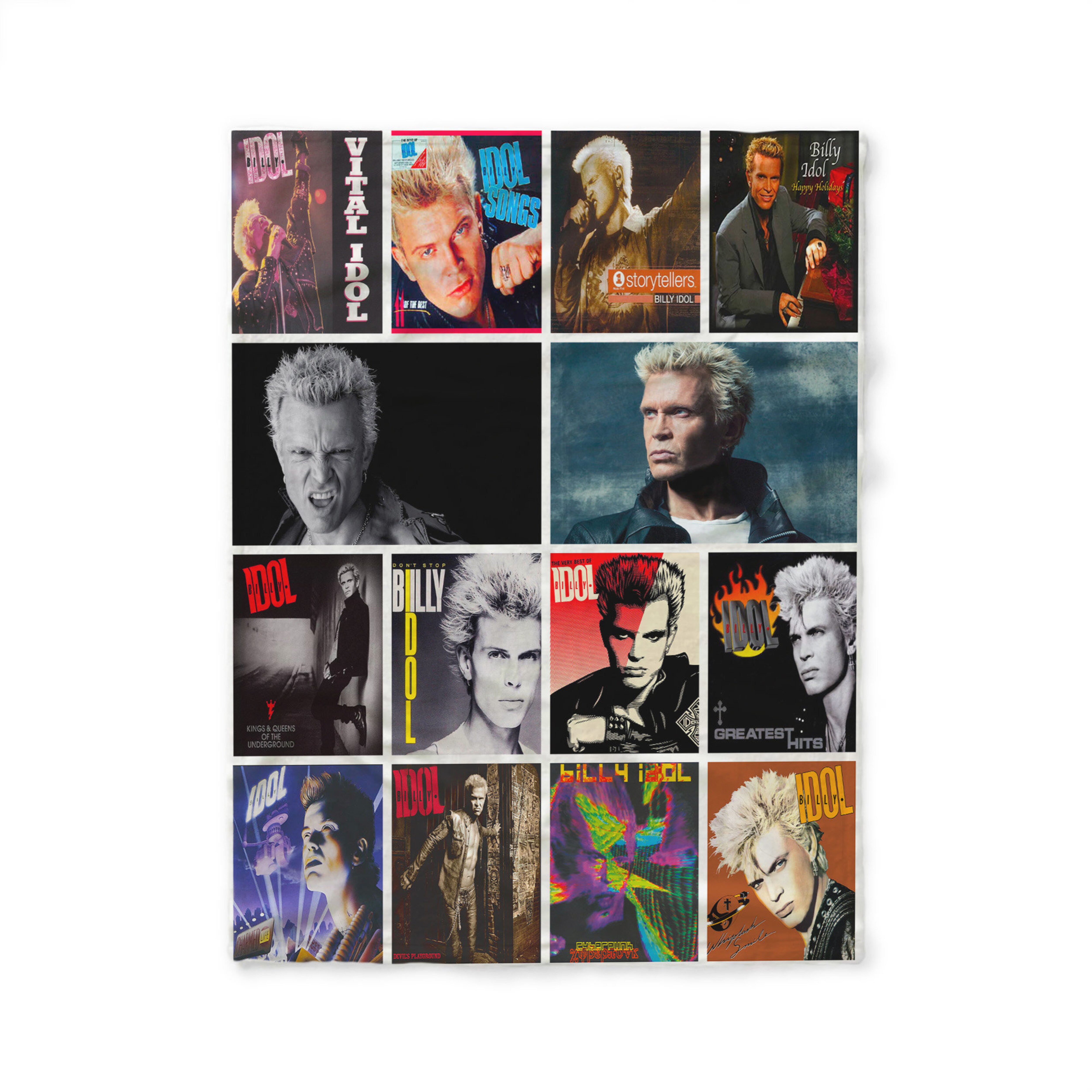 Billy Idol Quilt Blanket, Fan Lover Home Decoration Gift