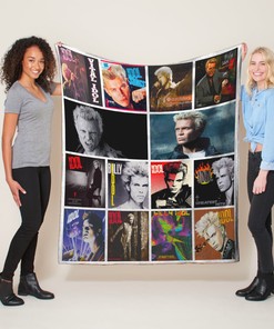 Billy Idol Quilt Blanket, Fan Lover Home Decoration Gift
