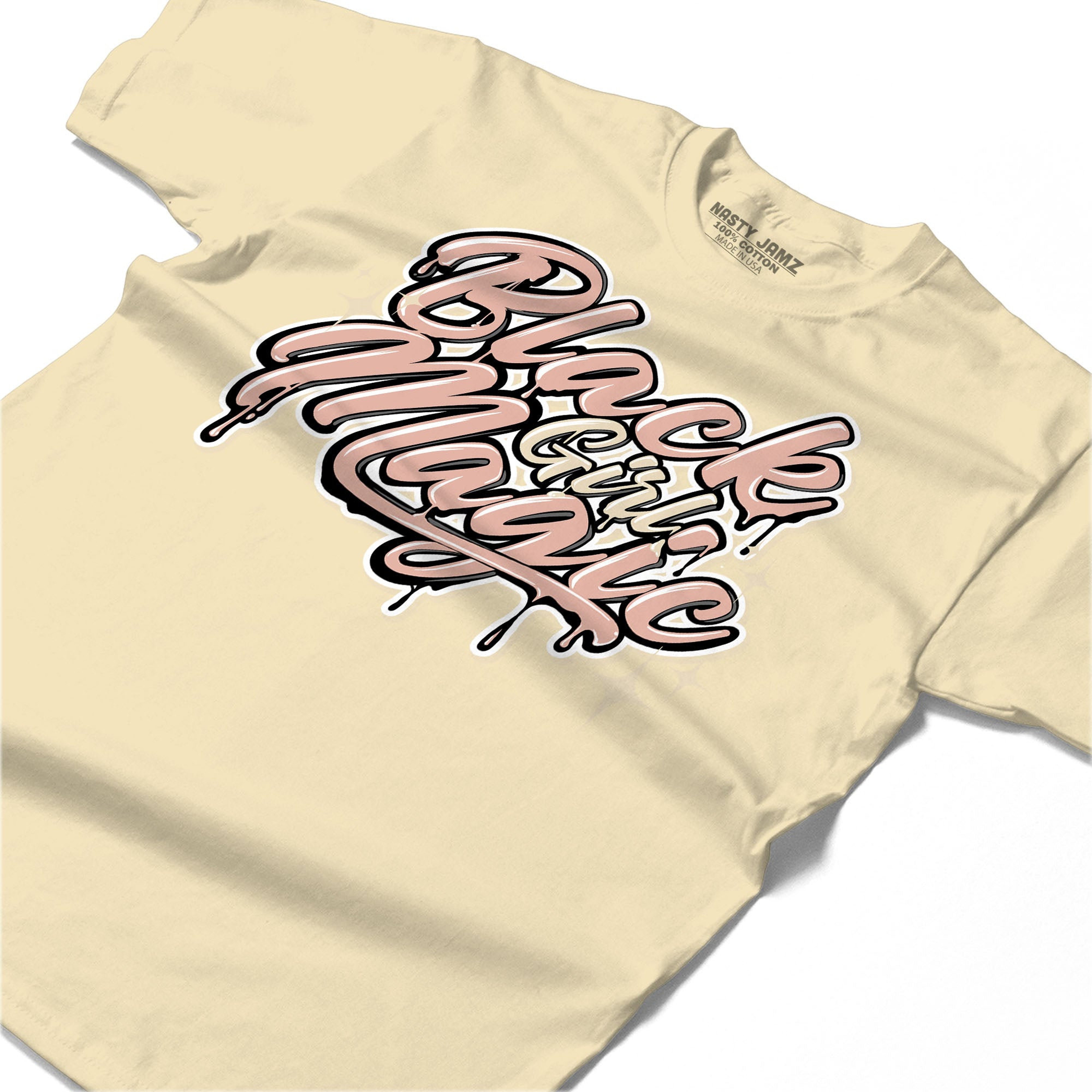 Black Girl Magic Shirt Match Jordan 1 OG Washed Pink Shirt In Color Nature