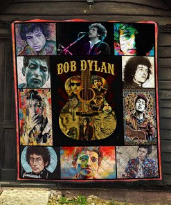 Bob Dylan Albums Quilt Blanket - Ideal Present for Folk Blues Rock Music Fans