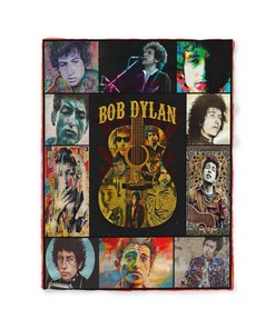 Bob Dylan Albums Quilt Blanket - Ideal Present for Folk Blues Rock Music Fans