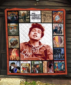 Bob Dylan Compilation Albums Quilt Blanket - Fan Lover Cotton Quilting Bedding Set