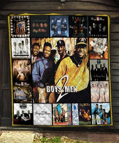 Boyz 2 Men Quilt Blanket, Ideal Gift for Boy Band Lovers, Personalized Home Decor