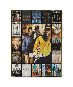 Boyz 2 Men Quilt Blanket, Ideal Gift for Boy Band Lovers, Personalized Home Decor