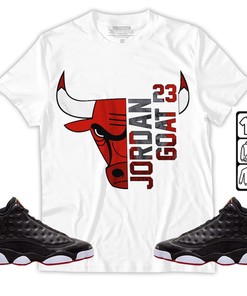 Bull 23 Goat Unisex Sneaker Shirt Match Retro Playoffs 13s Tee, Jordan 13 Playoffs T-Shirt, Hoodie, Sweatshirt