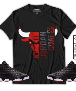Bull 23 Goat Unisex Sneaker Shirt Match Retro Playoffs 13s Tee, Jordan 13 Playoffs T-Shirt, Hoodie, Sweatshirt
