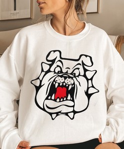 Bulldog Unisex Crewneck Sweatshirt Hoodie Shirt Gift for Fans