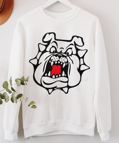 Bulldog Unisex Crewneck Sweatshirt Hoodie Shirt Gift for Fans